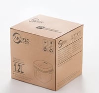 Vintage zöld 1,2L rizsfőző és pároló - Tapadásmentes, hőálló, egygombos 8