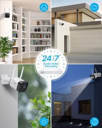 ZOSI 3MP WiFi Biztonsági Kamera - Felújított C188 Modell 7