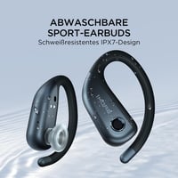 1MORE Fit S50 Nyitott Bluetooth 5.3 Fülhallgató - 38 Órás Üzemidő, IPX7 Vízálló, Kényelmes Viselet Futáshoz, Edzéshez és Mindennapos Használ 6