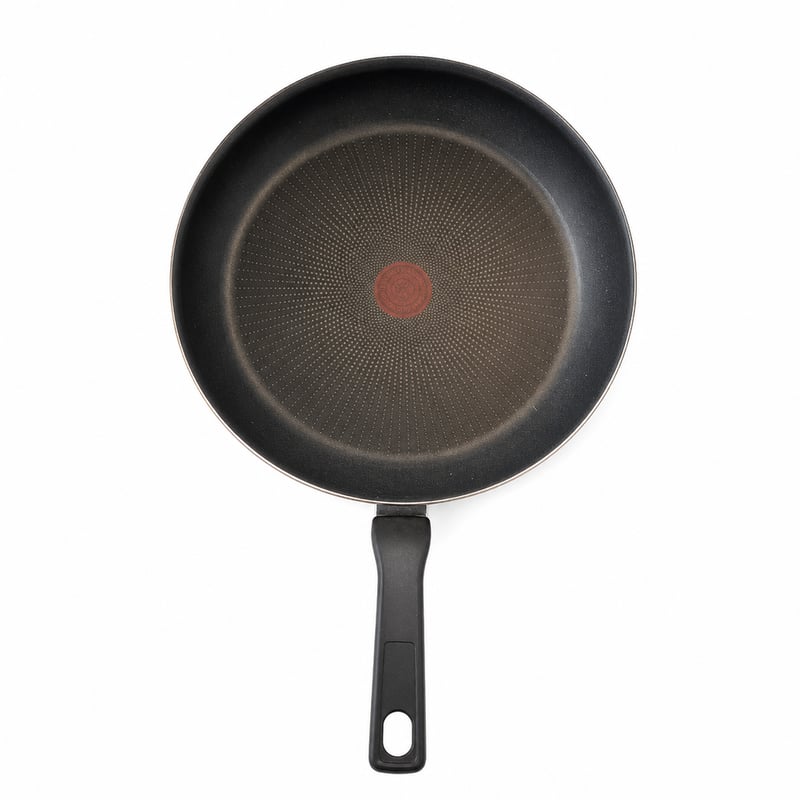 Tigaie Tefal XL Force C38508 utilizată, 32 cm, înveliș antiaderent, indicator de temperatură Thermo-Signal, rezistentă la cuptor până la 175°C, nu este compatibilă cu inducția, Made in France