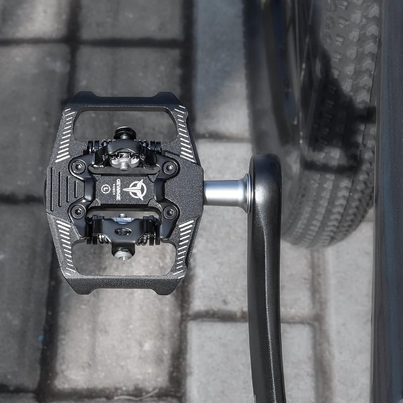 Shimano SPD kompatibilis, kétoldalas MTB pedál, széles platformmal - GEWAGE