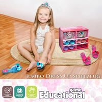Unicorn Rózsaszín Smink Készlet Lányoknak - Hercegnős Jelmez Kiegészítőkkel, Ékszerekkel és Cipőkkel 3-18 Éves Korig 4