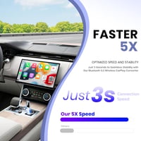 AIZEO Vezeték Nélküli CarPlay Adapter - Gyors Átállás Vezetékes CarPlayről Vezeték Nélkülire, Plug and Play, iPhone iOS 10+ Kompatibilis

AI 11
