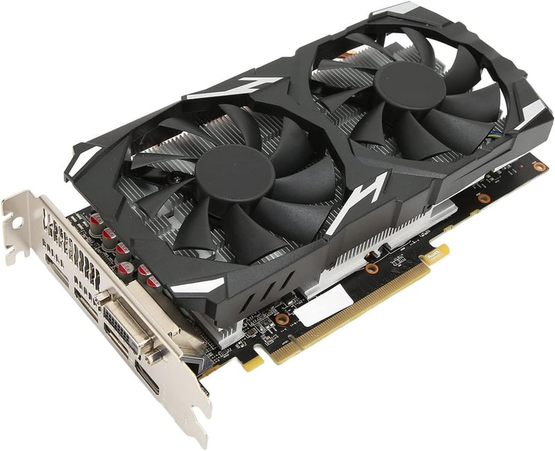 VBESTLIFE RX580 8GB GDDR5 Gamer Videokártya, Dual Fan, 4K 60Hz