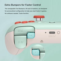 8bitdo Ultimate 2C Vezeték Nélküli Kontroller PC és Android Eszközökhöz, Hall-Effekt Joystickkel, 1000 Hz Válaszidővel, Programozható Gombok 3