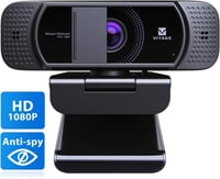 Webkamera HD 1080P Mikrofonnal és Fedéllel - Streameléshez, Játékhoz 1