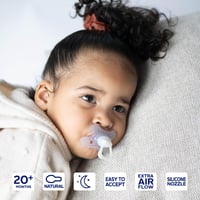 Difrax Világító Cseresznye Alakú Szilikon Cumi 18-36 Hónapos Babáknak - BPA-mentes, 2db 2