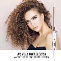 Reyke 9 mm Mini Hajgöndörítő - Professzionális Kerámia Hajsütővas 120-220°C, 30 mp Gyors Felfűtés, Állítható Hőmérséklet, Kesztyűvel és Hajc 6