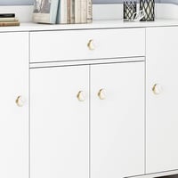 Elegáns réz bútorfogantyú szett - 4 db modern fiókgomb 27mm 7