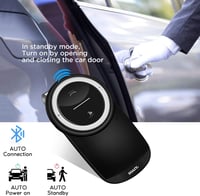 SOAIY S61 Autós Bluetooth Kihangosító - Napellenzőre, Hangvezérléssel 6
