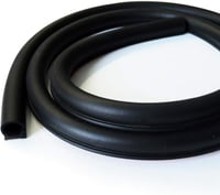 Tuokay 10m EPDM Gumi Ajtótömítés - 12x14mm D-alakú Szigetelőcsík Autóajtóhoz, Motorházhoz, Csomagtérhez - Hangszigetelő Tömítőszalag A 1