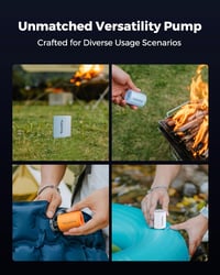 FLEXTAILGEAR Tiny Pump 2.0 - Hordozható USB-C Elektromos Légpumpa Matracokhoz, 4kPa 7