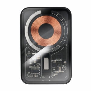 Grundig bežični powerbank 5000 mAh prozirni USB-C MagSafe kompatibilan s iPhone 12 i novijim modelima — (stanje: vidi 2. sliku)
