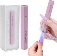 Delanie Mini UV LED Lámpa Gél Körmökhöz - Hordozható, Újratölthető, Gyorsszárító - Lila 1