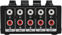 RCA Mini Passzív Keverő 4 Csatornás, Számítógéphez, Telefonhoz, CD-hez 8