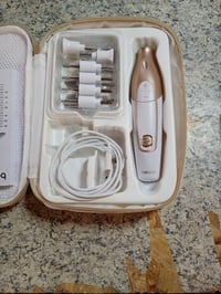Beurer MP 64 Elektromos Manikűr és Pedikűr Szett Akkumulátorral, 12 tartozékkal, hordozótáskával – Használt (állapot: lásd a 2. képet) 2