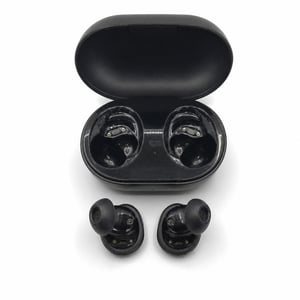 Căști Bose QuietComfort True Wireless Bluetooth cu anulare activă a zgomotului, pentru sport, negre, cu cablu de încărcare USB - utilizate