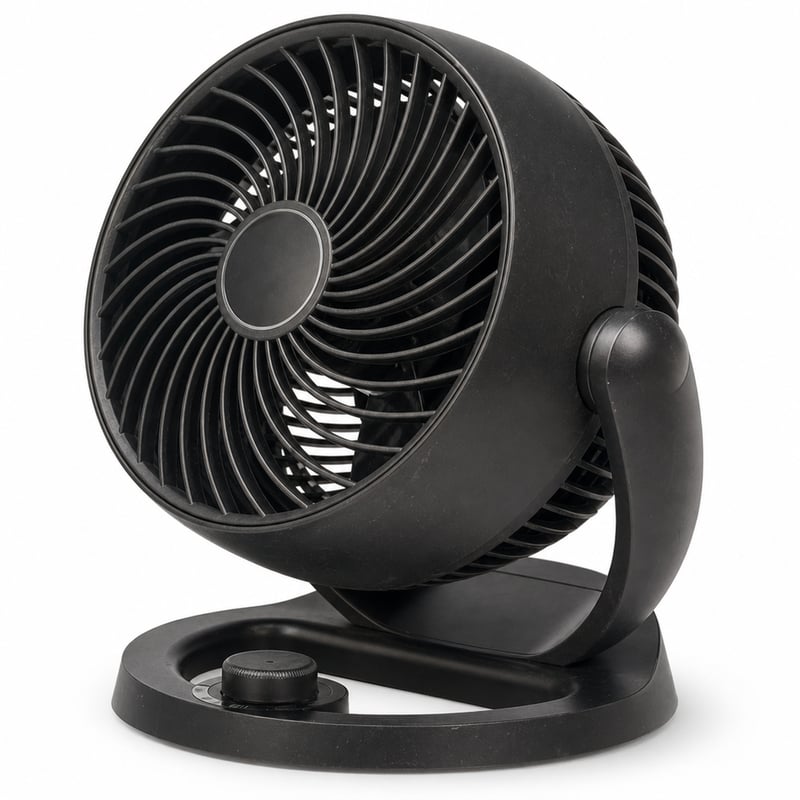 Ventilator de masă Dreo 30 cm, 25dB, 3 viteze, flux de aer 21 m, 120° — defect, pentru piese: nu pornește (stare: vezi a 2-a imagine)
