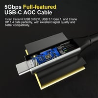 Ugreen 10 méteres optikai USB-C kábel, 5Gbps, 60W PD, 4K@60Hz támogatással 2