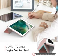 MoKo Smart Shell védőtok iPad 9.7 (2017/2018) tablethez - Rózsaarany, vékony kialakítás, automatikus alvó funkcióval

AI: I've created a Hun 5