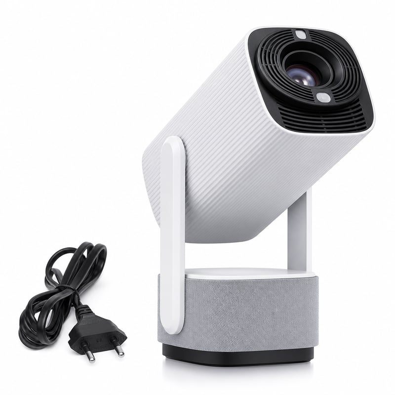 Mini Proiector SOOMFON SK2 Full HD 1080P WiFi Bluetooth Difuzor 6W — defect, pentru piese: nu pornește (stare: vezi a 2-a imagine)