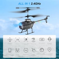 VATOS RC helikopter kamerával, akadályérzékelővel és LED-fényekkel - WiFi FPV élő videó 6