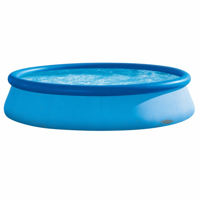Intex Easy Set bazen na napuhavanje 396 x 84 cm s kartonskim filtrom 1,7 m3/h - Nepotpun, korišten, filtri i cirkulacijska pumpa (stanje: vidi 2. sliku)
