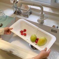 Teleszkópos mosogatótálca szűrő zöldséghez, tésztához - FUFRE 2