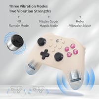 GuliKit KK3 Pro Vezeték Nélküli Kontroller Switch OLED-hez, PC-hez - Hall Joystick, 1000Hz Válaszidő, Mágneses Vibráció, Hyperlink Adapter,  3