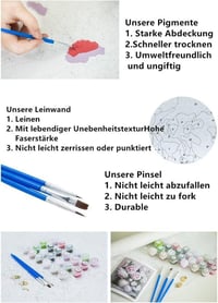 Zebra Számfestő Készlet Felnőtteknek - DIY Kreatív Hobbi Szett 3