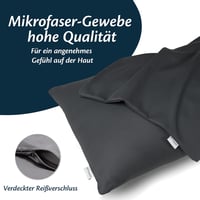 Prémium mikroszálas párnahuzat 50x80 cm, 2 db-os szett, hipoallergén, légáteresztő, rejtett cipzárral 2