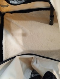 lionto Sklopiva transportna kutija za pse, torba za nošenje pasa za putovanja i automobil, 70x52x50 cm, bež, rabljeno 4