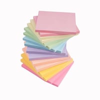 MIUTME Samoljepljivi blok za bilješke, 15 komada, 75x75 mm, u 8 pastelnih boja – Sticky Notes podsjetnici za ured i školu (umjesto 16 komada, 15 komada) 2