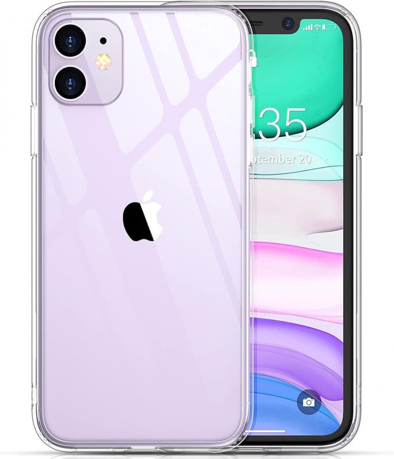 iPhone 11 Átlátszó Védőtok - Ütésálló Szilikon Borítás