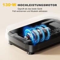 Foryond Vibrációs Tréner 2025 - Otthoni Edzőgép Ellenálló Gumiszalagokkal, 50 Fokozatú, Csendes Motor, 140kg Teherbírás, Zsírégetéshez és Re 6