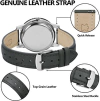 Bisonstrap Elegáns Bőr Óraszíj Gyorskioldással - Férfi és Női Órákhoz - 12-20 mm Méretben Kompatibilis Órafülekkel

AI: Bisonstrap Elegáns B 4