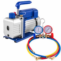 Vákuová pumpa VEVOR Mophorn na chladivo 3 CFM 1/4 HP HVAC - použitá, neúplná — bez manometra (stav: pozri 2. obrázok) 1