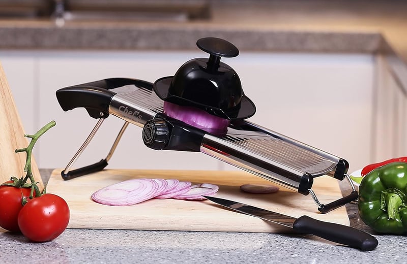 Chef's Inspirations Profi Mandoline Zöldségszeletelő és Julienne Vágó
