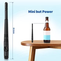 Eightwood 2.4GHz WLAN Antenna 5dBi - Dönthető és Forgatható RP-SMA WiFi Antenna 2db - Router, Bluetooth, ZigBee, PCI Kártya Kompatibilis 7