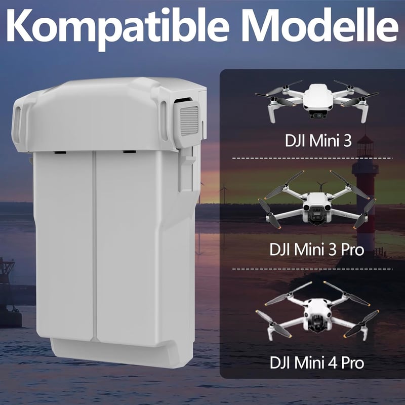 DJI Mini 3 Pro akkumulátor - 3850mAh, 47 perc repülési idő, MVMOD kompatibilis