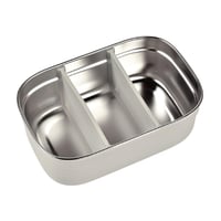 BÉABA Rozsdamentes Acél Gyermek Uzsonnás Doboz 760ml - Szivárgásmentes Bento Box Szilikon Borítással, BPA-mentes, Óvodába és Iskolába, Szürk 5
