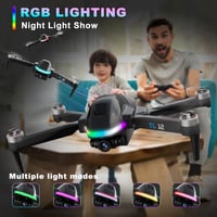 Tolatoyus TL12 Kezdő Drón 1080p HD Kamerával, WiFi FPV Élő Képátvitellel, Kefenélküli Motorral, LED Világítással, 3 Sebességfokozattal 2