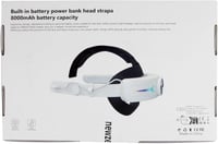 Quest 3 Fejpánt 8000mAh Akkuval, RGB Fényekkel - Gyorstöltés, Kényelmes VR Kiegészítő 9