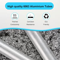 iMeistek 6063 Alumínium Cső 28mm Külső 25mm Belső Átmérő 300mm Hosszú 1,5mm Falvastagságú Varratmentes Egyenes Csövek (3 db) 4