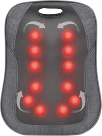 Comfier Shiatsu masszírozó párna melegítéssel, hordozható, nyak- és hátmasszázsra 1
