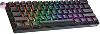 GK61 SE 60% Mechanikus Gamer Billentyűzet | RGB LED | Barna Kapcsoló | ANSI US 1