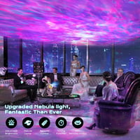 LPONGPOCUI Űrhajós Csillagos Égbolt Projektor - LED Galaxis Éjszakai Fény 16 Üzemmóddal, Távirányítóval - Gyerekszoba, Hálószoba Dekoráció,  2