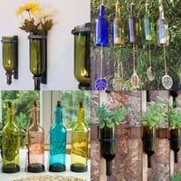 FIXM Üvegpalack Vágó Készlet Állítható Szélességgel - Kreatív Üvegvágó Szett Bármilyen Formához - DIY Újrahasznosító Kézműves Eszköz Teljes  7