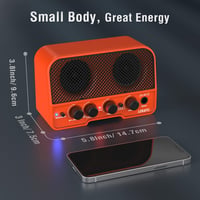 Lekato 10W Bluetooth E-gitár erősítő - Hordozható, újratölthető, 3 sávos EQ 5