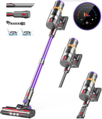 CHEBIO V18 Vezeték Nélküli Porszívó 45000Pa/550W - 70 Perces Üzemidő, Automata Szívóerő, LED Kijelző, HEPA Szűrő, Szőnyeghez, Állatszőrhöz 1